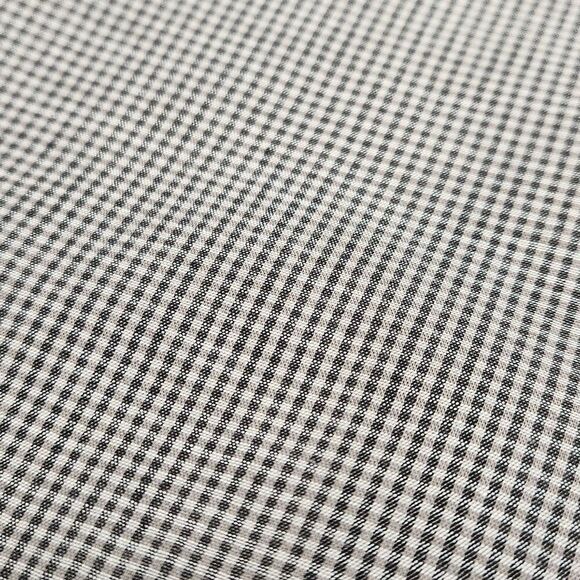 Tranquility Mayhem Button Down Long Sleeve Shirt Grey Gingham Men's Medium - Picture 8 of 8